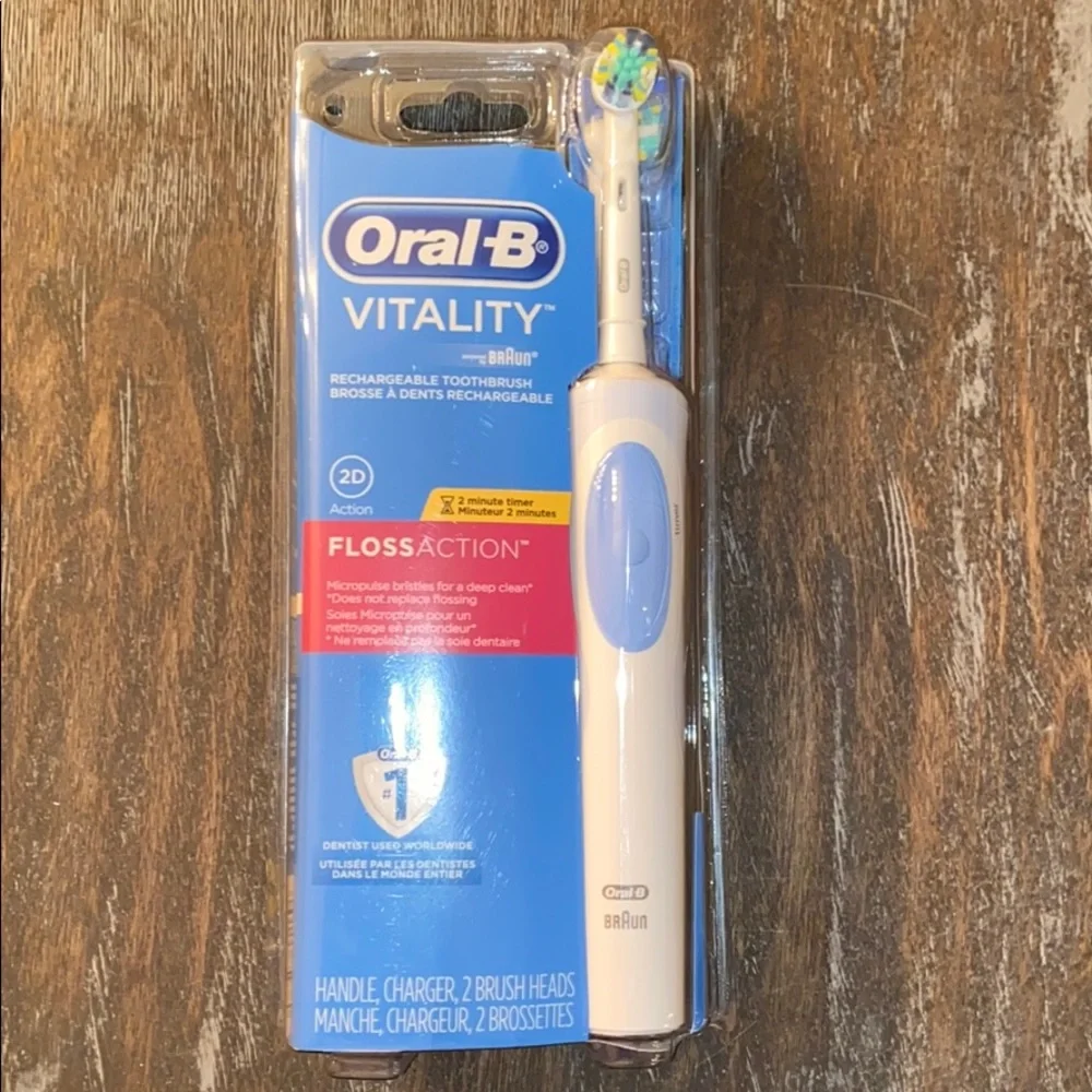 Oral B vitality electric toothbrush floss nwt nib
